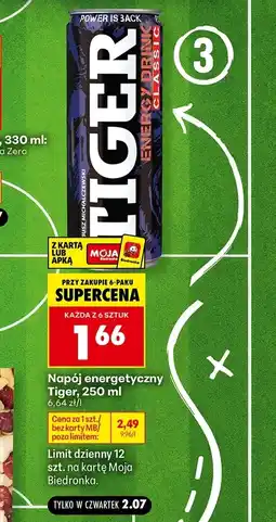 Biedronka Napój energetyczny Tiger oferta
