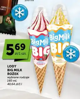 ABC Lody Big Milk Rożek wanilia truskawka oferta