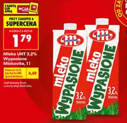 Biedronka Mleko Mlekovita oferta