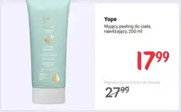 Rossmann Myjący peeling do ciała nawilżający Yope oferta