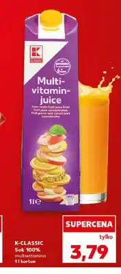 Kaufland Sok 100% multiwitamina K-Classic oferta