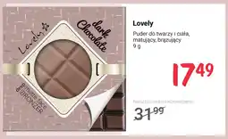 Rossmann Puder do twarzy i ciała Lovely matujący brązujący oferta