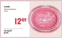 Rossmann Róż do policzków Lovely oferta