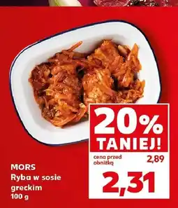Kaufland Ryba w sosie greckim Mors oferta