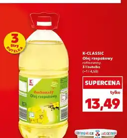 Kaufland Olej rzepakowy rafinowany K-Classic oferta
