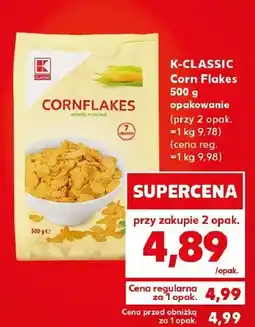 Kaufland Płatki kukurydziane Corn Flakes K-Classic oferta