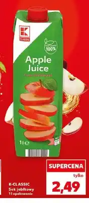 Kaufland Sok jabłkowy K-Classic oferta