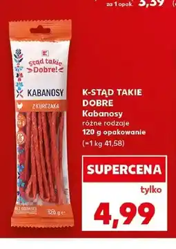 Kaufland Kabanosy z kurczaka K-Stąd takie Dobre! oferta