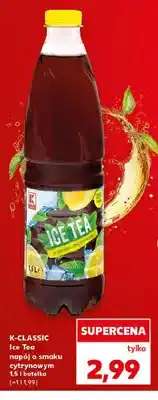 Kaufland Napój Ice Tea o smaku cytrynowym K-Classic oferta