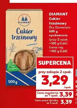 Kaufland Cukier trzcinowy Dry Demerara Diamant oferta