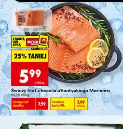 Biedronka Filet z łososia Marinero oferta