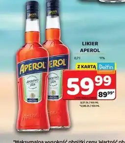 Delfin Likier Aperol oferta