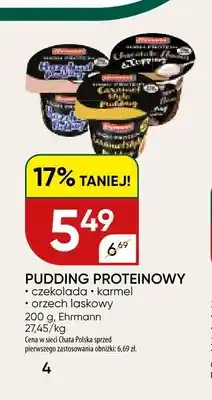 Chata Polska Pudding proteinowy karmel Ehrmann oferta