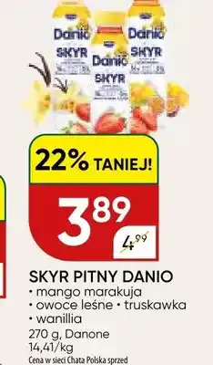 Chata Polska Skyr pitny Danio mango marakuja Danone oferta