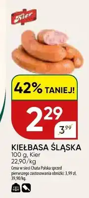 Chata Polska Kiełbasa Śląska Kier oferta
