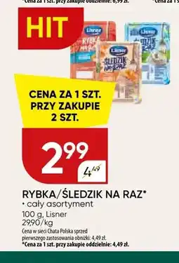 Chata Polska Rybka na raz Lisner oferta