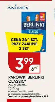 Chata Polska Parówki Berlinki Classic oferta