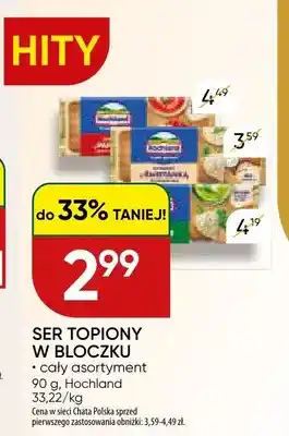Chata Polska Ser topiony w bloczku Hochland oferta