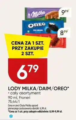 Chata Polska Lody Milka oferta