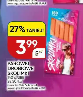 Chata Polska Parówki drobiowe Skolimki JBB oferta