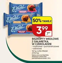Chata Polska Biszkopty z galaretką w czekoladzie E.Wedel Malinowe oferta