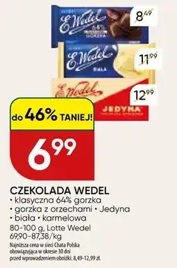 Chata Polska Czekolada E.Wedel klasyczna 64% gorzka oferta
