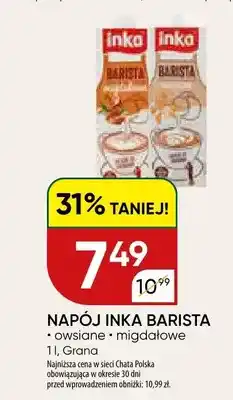 Chata Polska Napój owsiany Inka Barista oferta