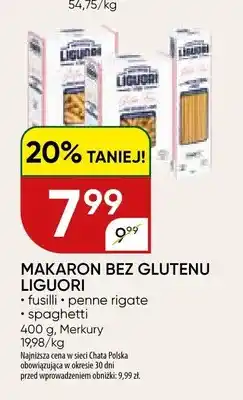 Chata Polska Makaron bezglutenowy Liguori fusilli oferta