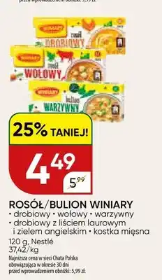 Chata Polska Rosół Winiary drobiowy oferta