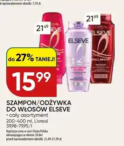 Chata Polska Szampon do włosów L'Oreal Elseve Hyaluron Plump oferta