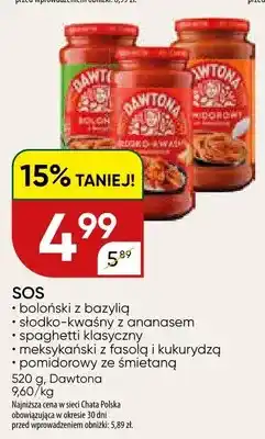 Chata Polska Sos Dawtona boloński z bazylią oferta