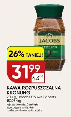 Chata Polska Kawa rozpuszczalna Jacobs Krönung oferta