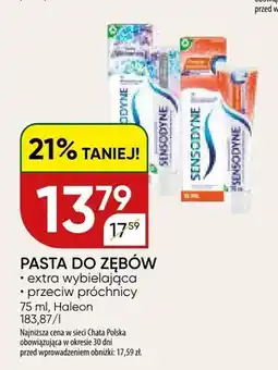 Chata Polska Pasta do zębów Sensodyne Extra Wybielająca oferta