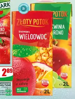 Dino Napój niegazowany Złoty Potok Brzoskwinia Białe Grono oferta