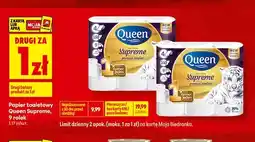 Biedronka Papier toaletowy Queen Supreme 9-pak oferta