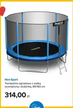 Smyk Trampolina ogrodowa Neo-Sport z siatką zewnętrzną i drabinką 183 cm oferta