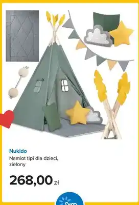 Namiot tipi dla dzieci zielony Nukido