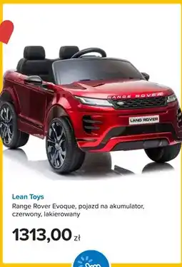 Smyk Pojazd na akumulator Range Rover Evoque Lean Toys czerwony lakierowany oferta