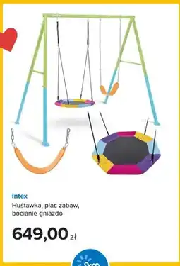 Smyk Huśtawka plac zabaw bocianie gniazdo Intex oferta
