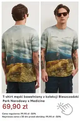 Medicine T-shirt męski bawełniany Medicine z kolekcji Bieszczadzki Park Narodowy oferta