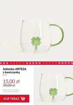 Homla Szklanka Arteza z koniczynką oferta