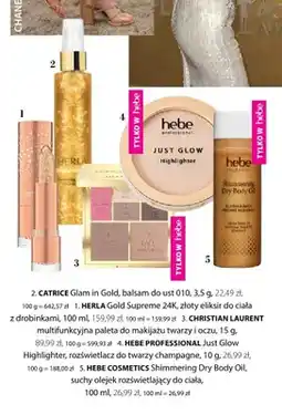 Hebe Złoty eliksir do ciała Herla Gold Supreme 24K oferta