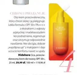 Hebe Krem do twarzy przeciwsłoneczny SPF 50+ Hidehere Cica oferta