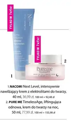 Hebe Krem do twarzy intensywnie nawilżający z elektrolitami Nacomi Next Level oferta