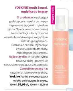 Hebe Mgiełka do twarzy Yoskine Youth Sensei nawilżająca prebiotyczna oferta