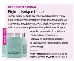 Hebe Maska do włosów Hebe Professional Rebuild oferta