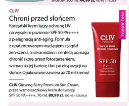 Hebe Krem do twarzy SPF 50 CLIV Ginseng Berry Premium Sun Cream oferta
