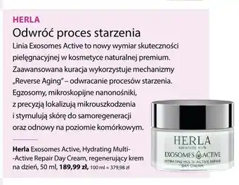 Krem do twarzy na dzień Herla Exosomes Active Hydrating Multi-Active Repair Day Cream