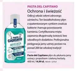 Hebe Płyn do płukania jamy ustnej Pasta del Capitano oferta