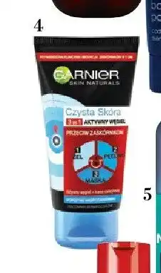 Hebe Żel myjący 3 w 1 do twarzy Garnier Czysta Skóra Aktywny Węgiel oferta